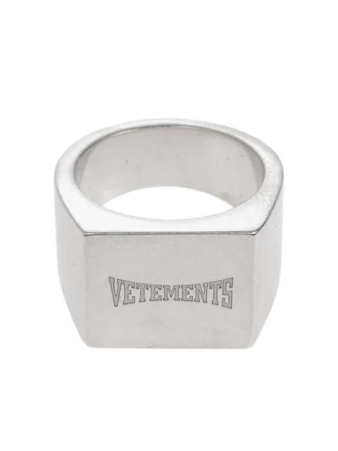 rectangular signet ring by VETEMENTS