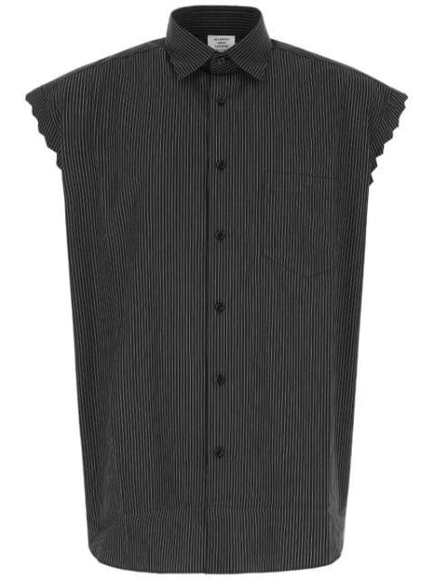 ribbed poplin shirt by VETEMENTS
