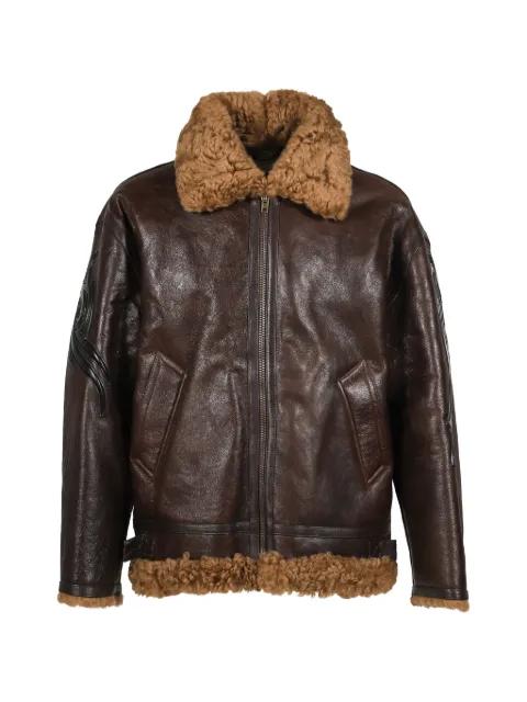 shearling-trim jacket by VETEMENTS