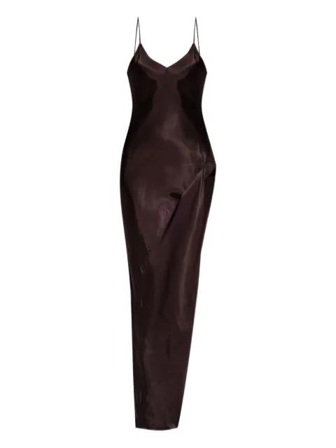 side-slit slip maxi dress by VETEMENTS