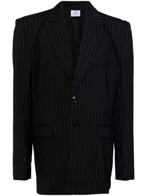 striped blazer by VETEMENTS