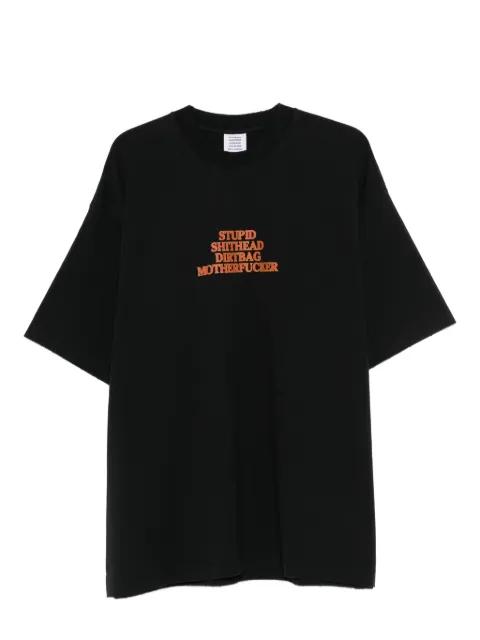 text-print T-shirt by VETEMENTS