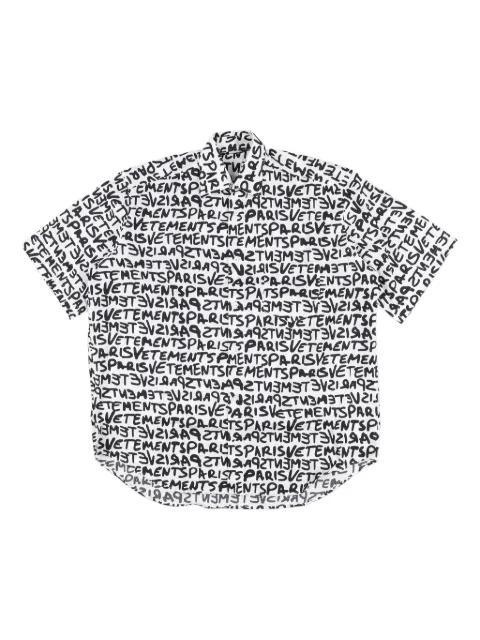 towel-texture shirt by VETEMENTS