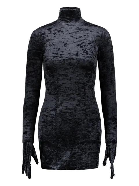 velvet gloves mini dress by VETEMENTS