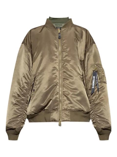 zip-fastening bomber jacket by VETEMENTS