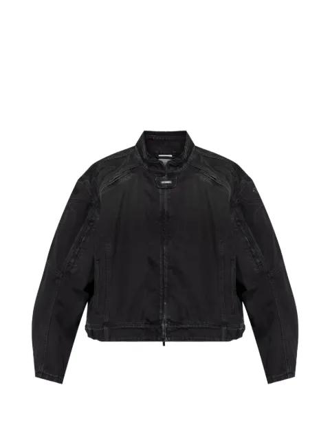 zipped denim jacket by VETEMENTS
