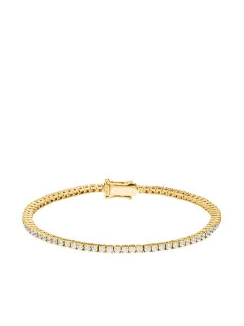 18kt yellow gold diamond tennis bracelet by VEYNOU