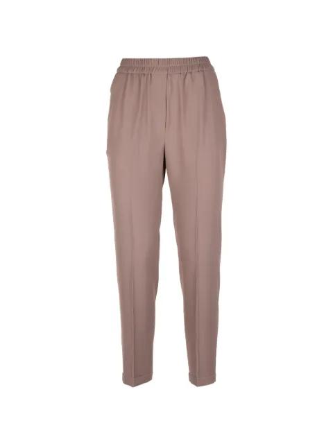 elastic-waistband trousers by VIA MASINI 80
