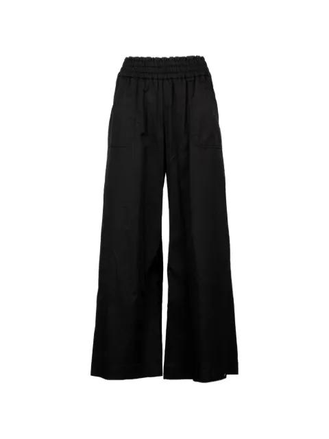 elastic-waistband trousers by VIA MASINI 80