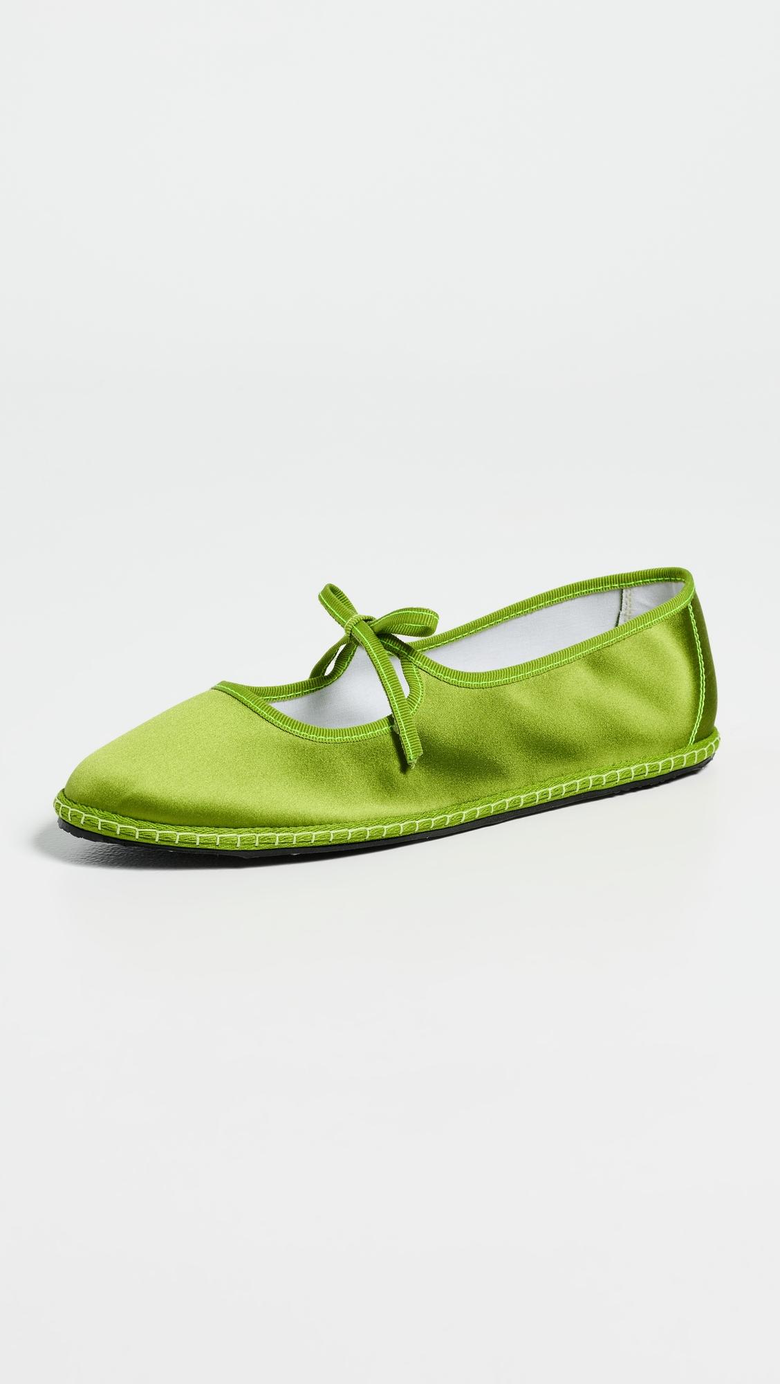 Brigitte Silk Mary Janes Flats by VIBI VENEZIA