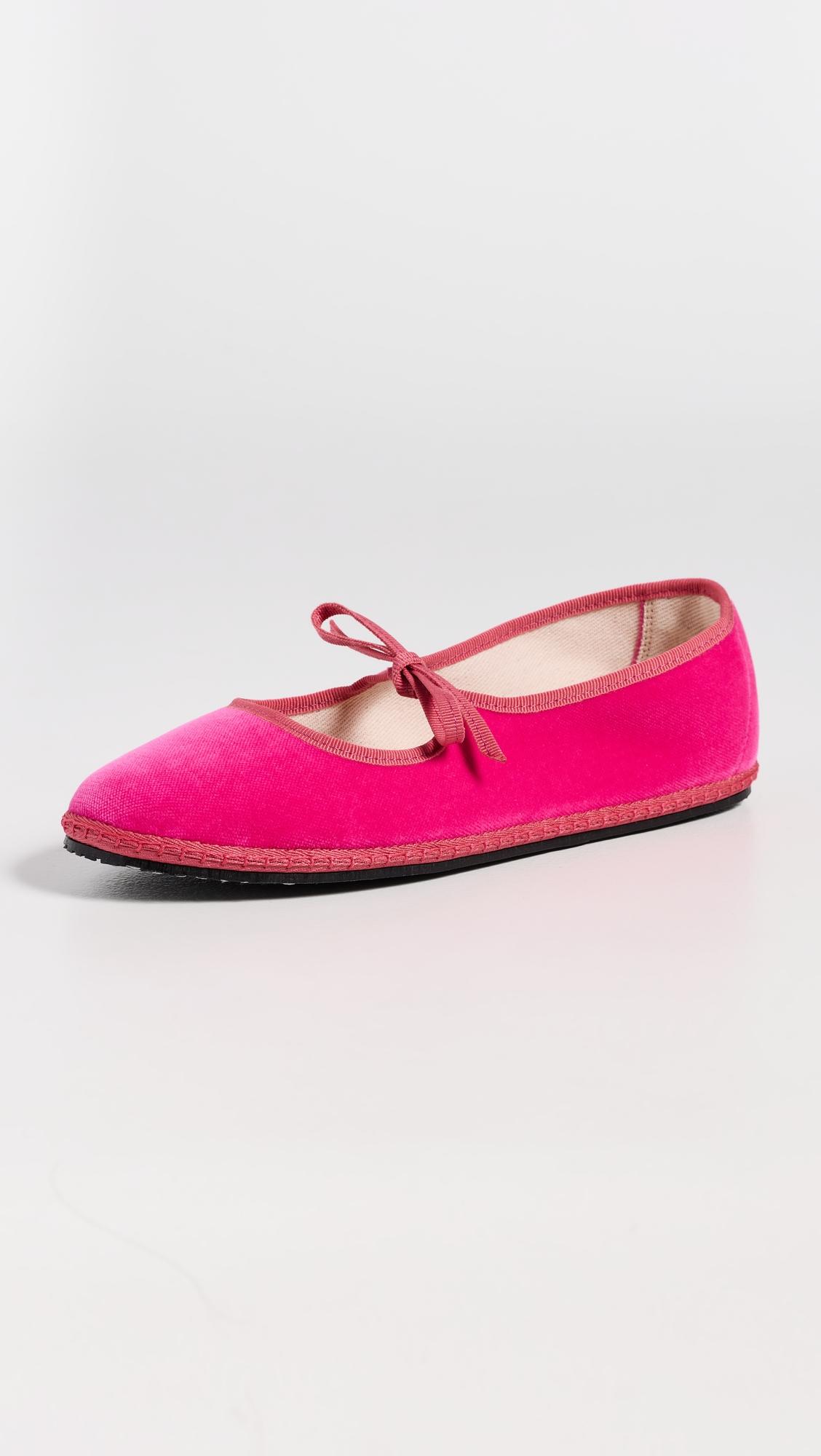 Brigitte Velvet Mary Janes Flats by VIBI VENEZIA