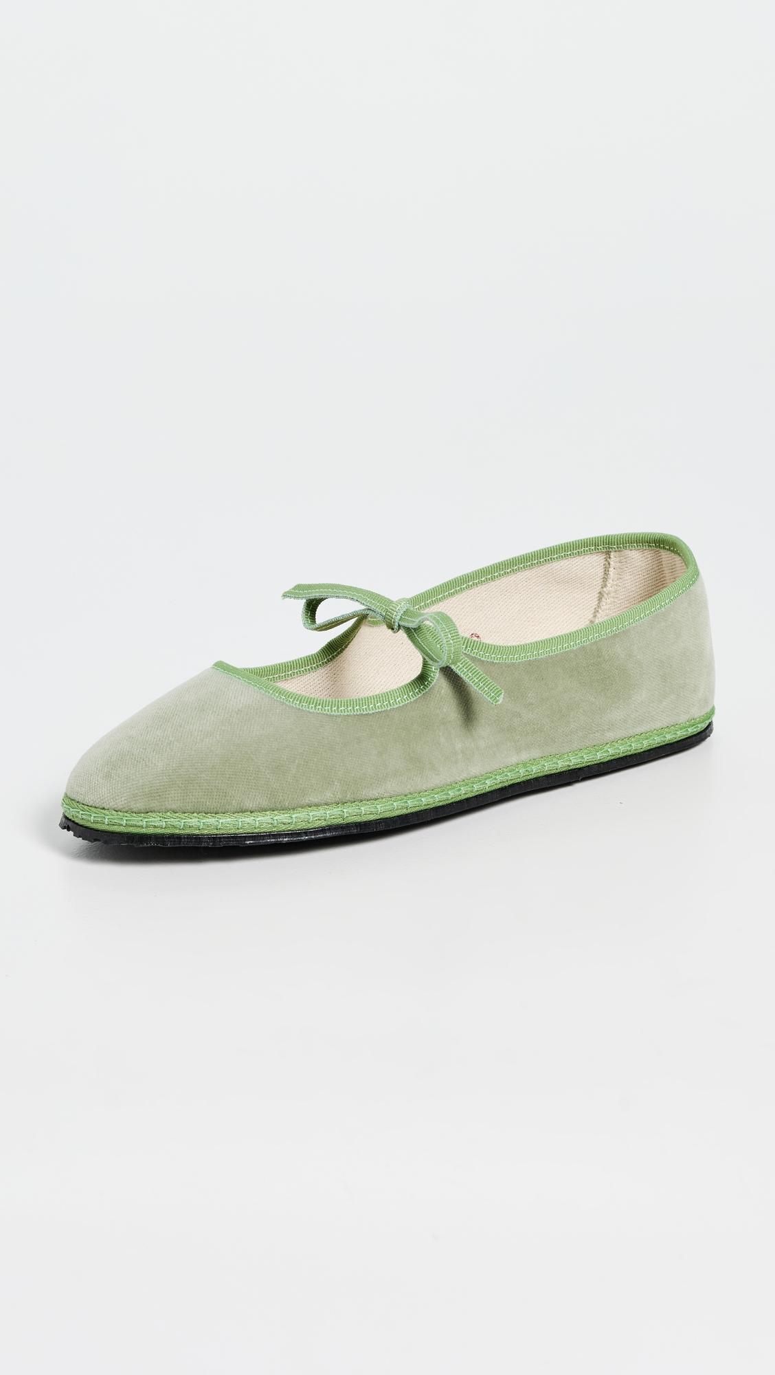Mary Jane Velvet Brigitte Flats by VIBI VENEZIA