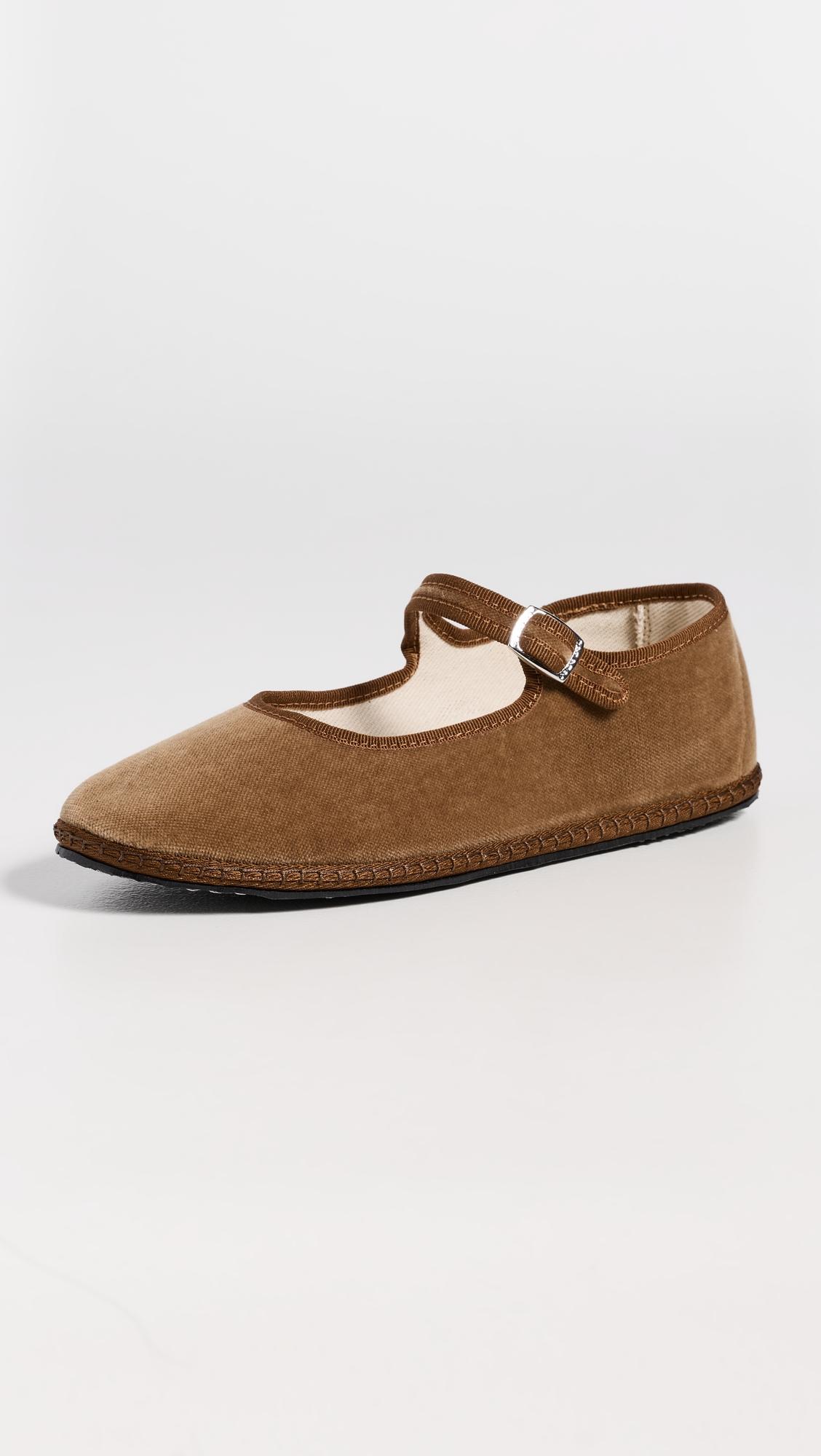 Velvet Mary Janes Flats by VIBI VENEZIA