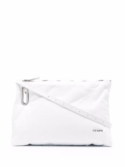 Katrin leather clutch bag by VIC MATIE