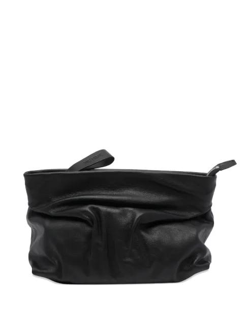 Travel zip leather shoulder bag by VIC MATIE