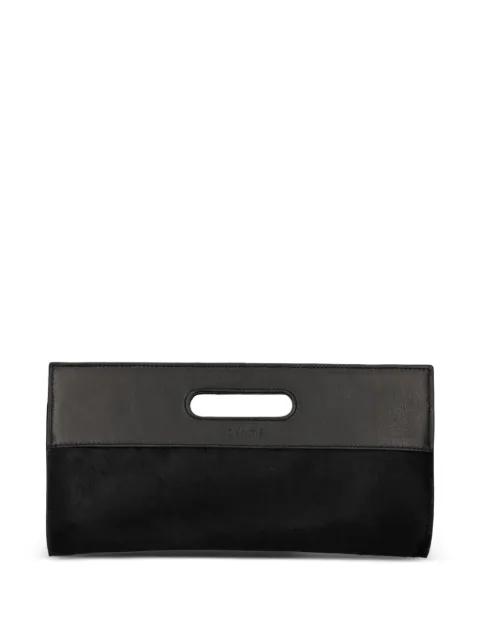 cut-out leather clutch bag by VIC MATIE