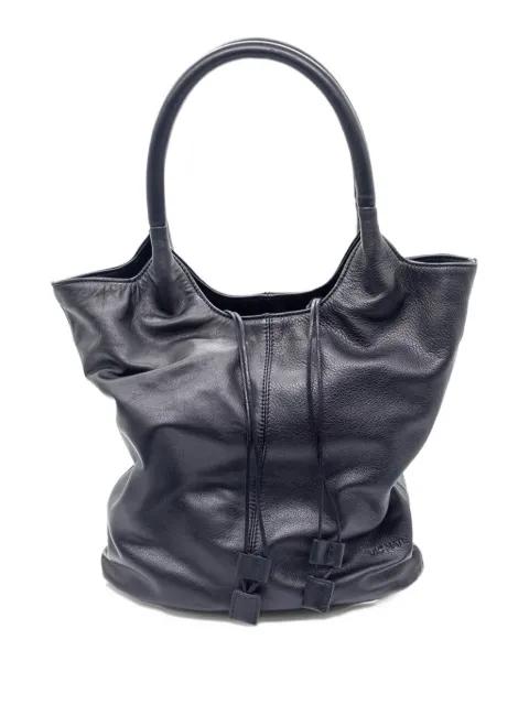 drawstring leather tote bag by VIC MATIE