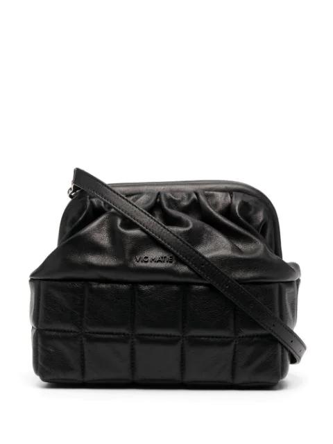 quilted-base clutch bag by VIC MATIE