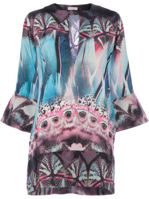 printed tunic dress by VICEDOMINI