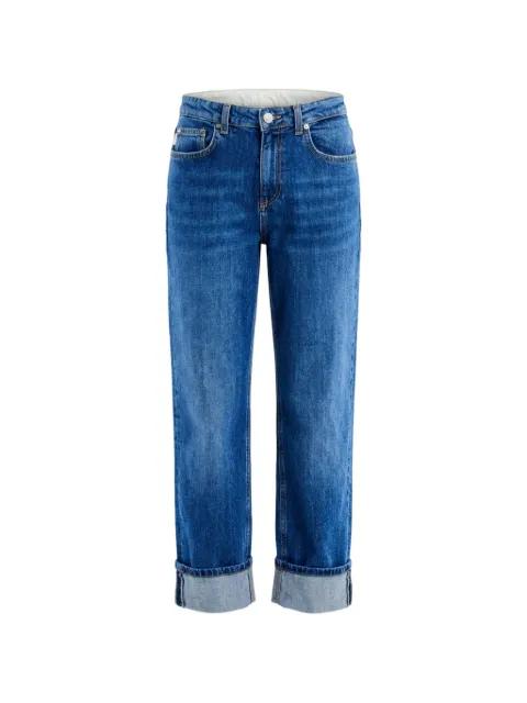 Maggie faded turn-up jeans by VICOLO