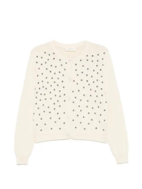 stud-embellished cardigan by VICOLO