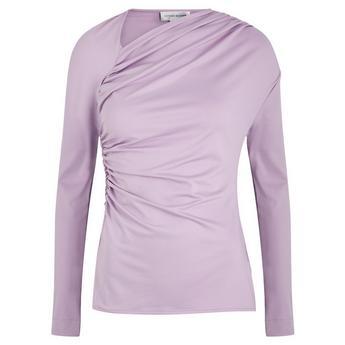 ASYMMETRIC DRAPED JERSEY TOP by VICTORIA BECKHAM