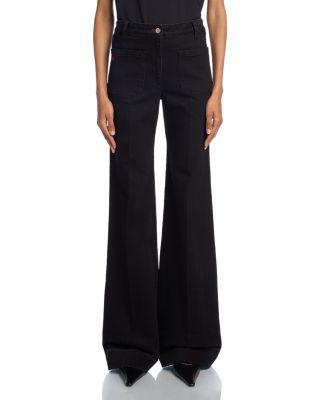 Alina Stretch Jeans in Washed Black by VICTORIA BECKHAM