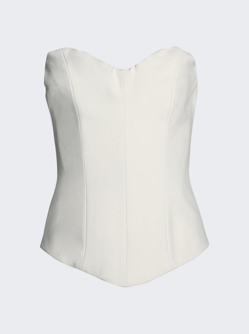 Corset Top Antique White  | The Webster by VICTORIA BECKHAM