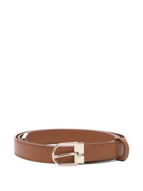 Dorian buckle-fastening leather belt by VICTORIA BECKHAM