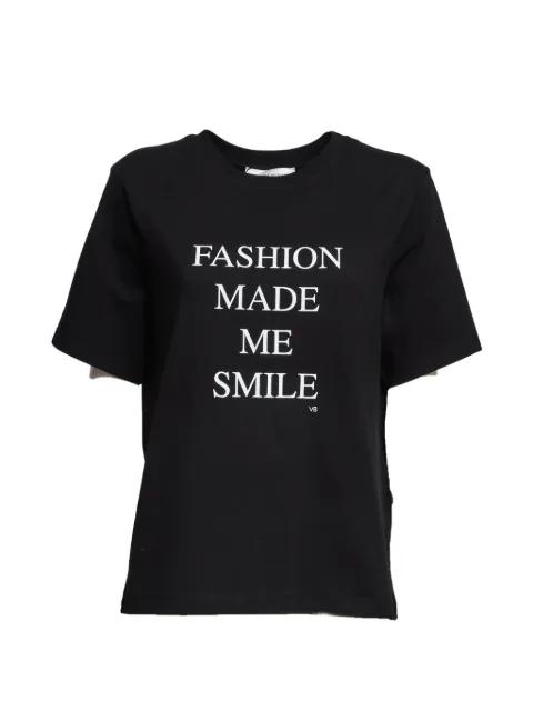 Fashion Made Me Smile cotton T-shirt by VICTORIA BECKHAM
