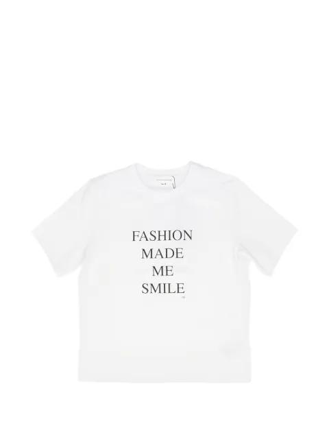 Fashion Stole My Smile cotton T-shirt by VICTORIA BECKHAM