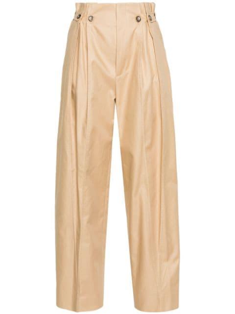 Fluid high-waist wide-leg trousers by VICTORIA BECKHAM
