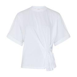 Gather detail t-shirt by VICTORIA BECKHAM