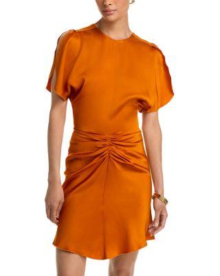 Gathered Waist Mini Dress by VICTORIA BECKHAM