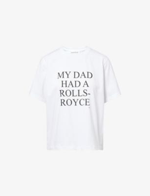 My Dad Had a Rolls-Royce Cotton-Jersey T-Shirt by VICTORIA BECKHAM