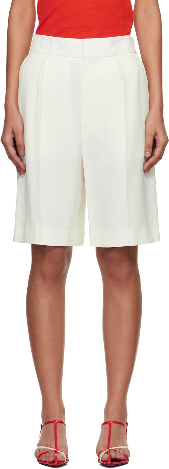 Off-White Tailored Shorts by VICTORIA BECKHAM