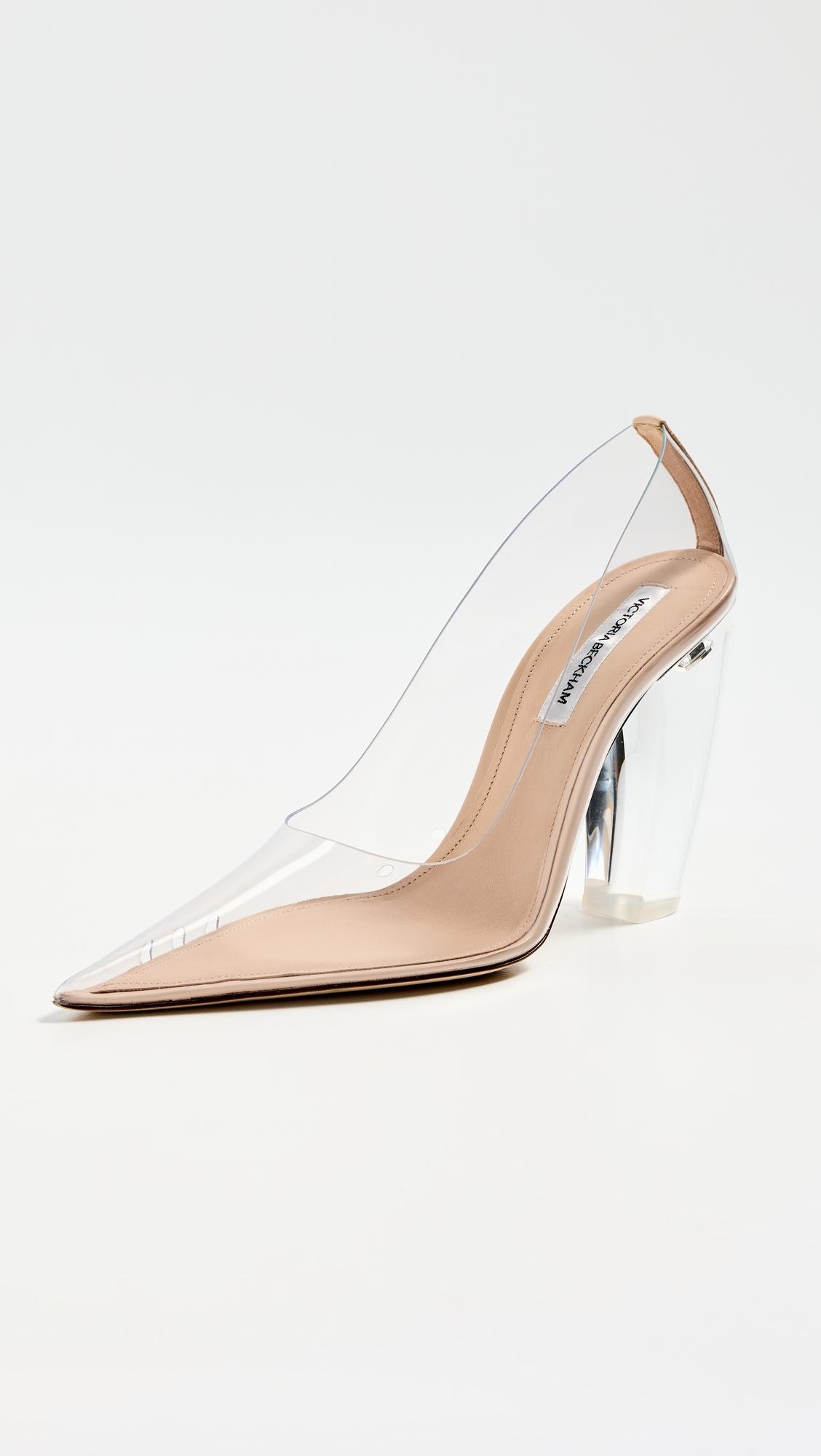 PVC Banana Plexi High Heel Pumps by VICTORIA BECKHAM