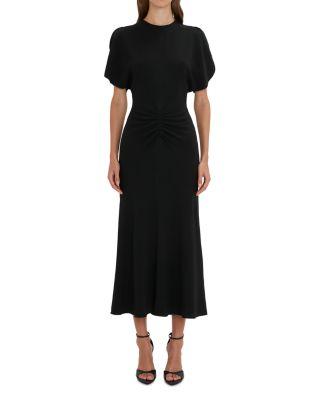 Petal Sleeve Midi Dress by VICTORIA BECKHAM