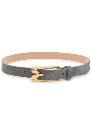 Pin-buckle suede belt by VICTORIA BECKHAM