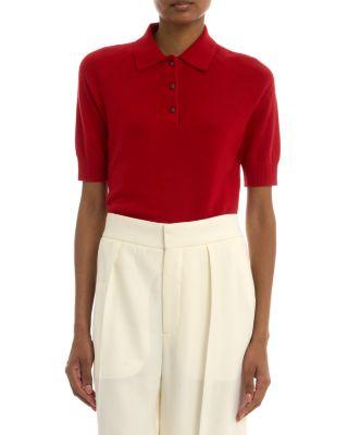Polo Collar Merino Wool Shirt by VICTORIA BECKHAM