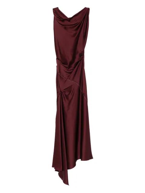 Posy draped midi dress by VICTORIA BECKHAM