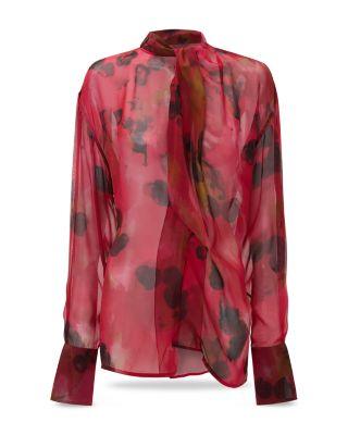 Silk Draped Blouse by VICTORIA BECKHAM