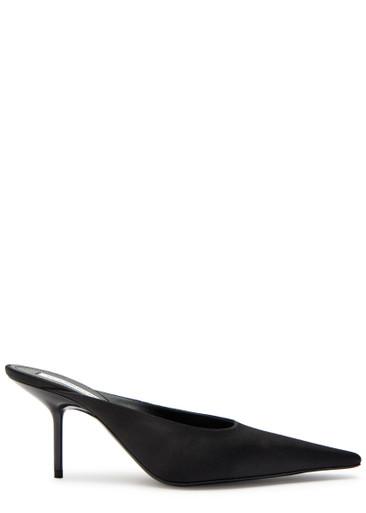 Sloan 75 satin mules by VICTORIA BECKHAM