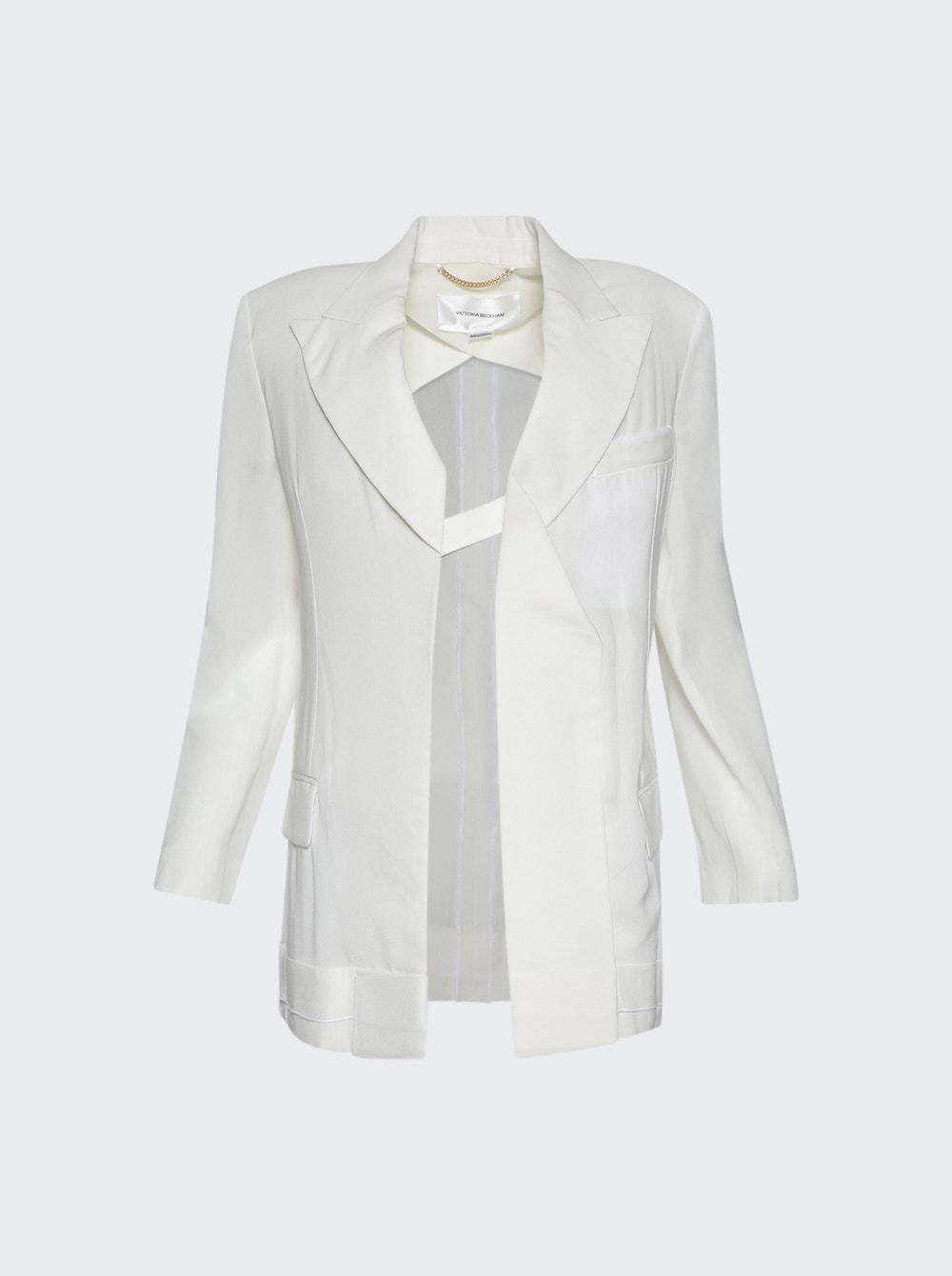 Tailored Jacket White  | The Webster by VICTORIA BECKHAM