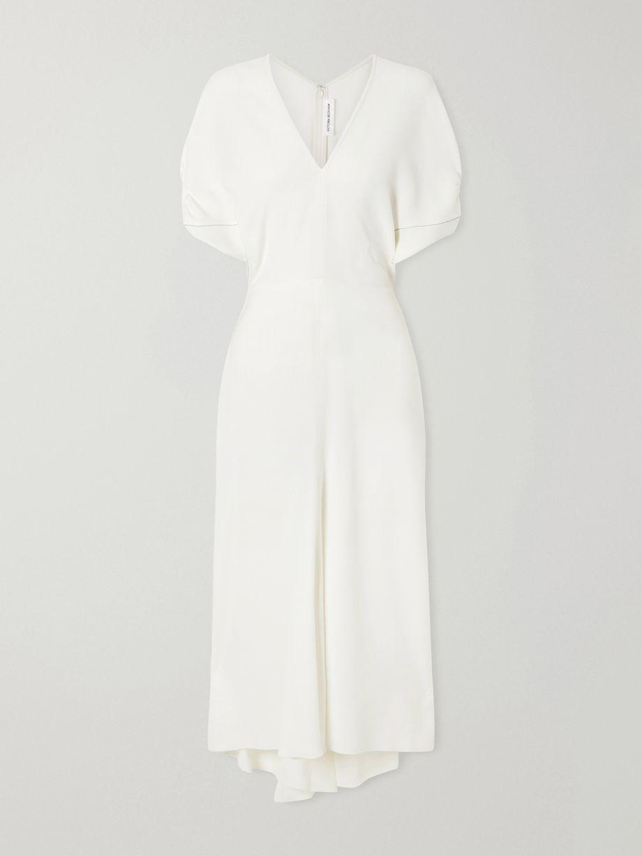 Twill midi dress by VICTORIA BECKHAM