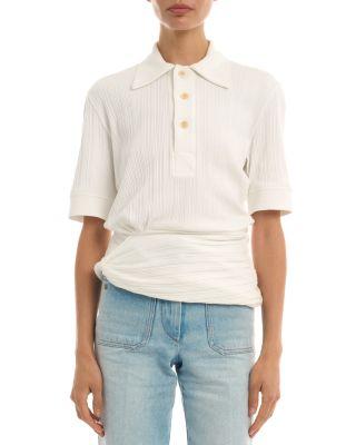 Twist Detail Polo Top by VICTORIA BECKHAM