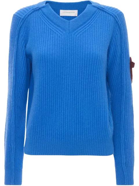 V-neck knitted sweater by VICTORIA BECKHAM