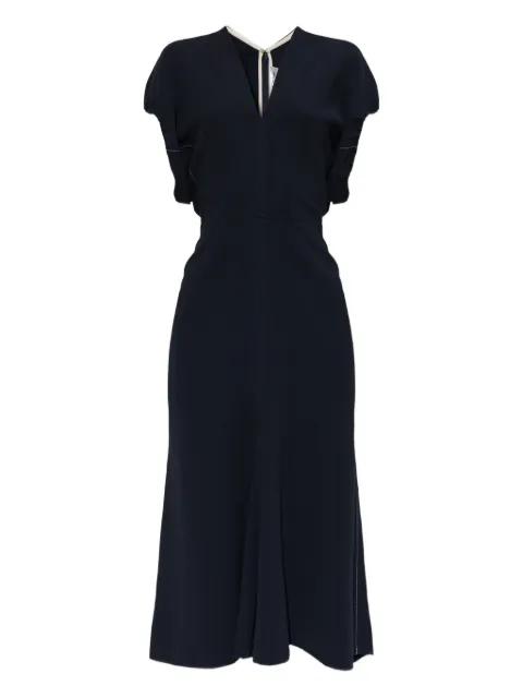 V-neck midi dress by VICTORIA BECKHAM