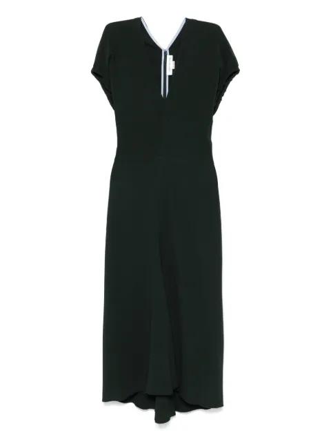 V-neck midi dress by VICTORIA BECKHAM