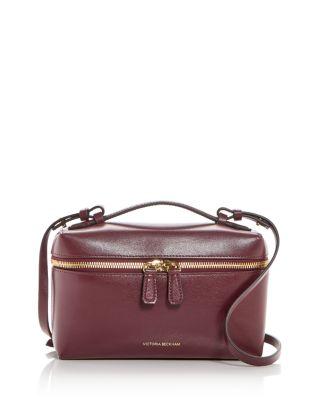 Vanity Leather Crossbody Bag by VICTORIA BECKHAM